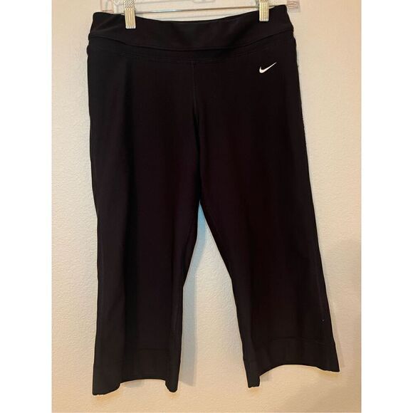 Nike Dri Fit Wide Leg Yoga Pants - Picture 1 of 6